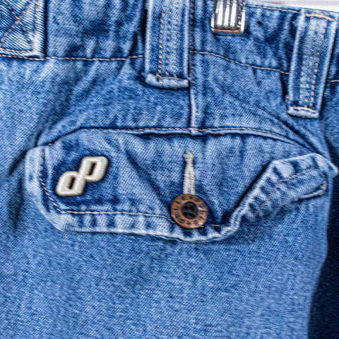 Pelle Pelle Baggy Cargo Jean Shorts Jorts