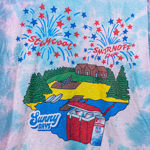 Stay Cool T-Shirt Smirnoff Ice Sunny Days Tie Dye