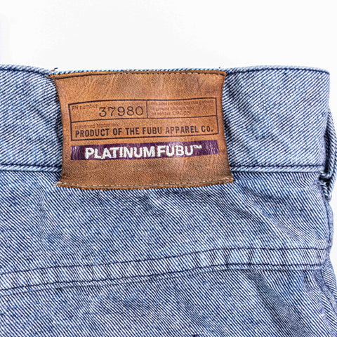 Platinum Fubu Fat Albert Baggy Jeans Wide Leg
