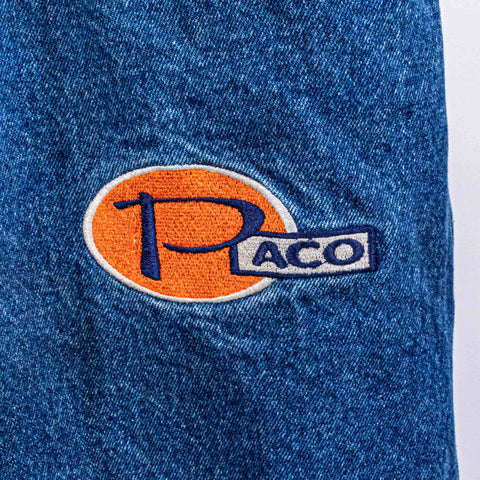 Paco Baggy Wide Leg Jeans Deep Pocket Embroidered