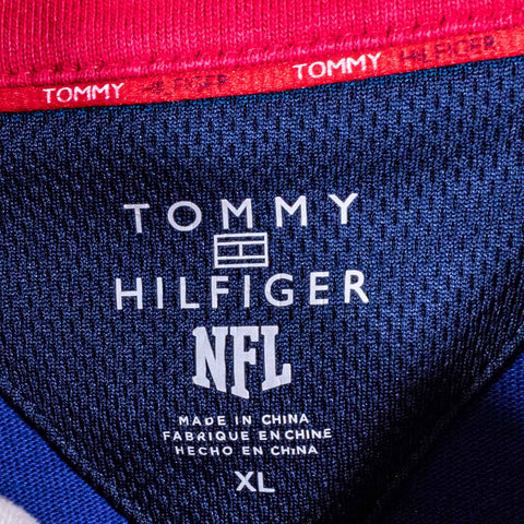 Tommy Hilfiger NFL New York Giants Long Sleeve Rugby Polo Shirt