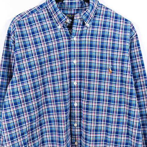 Polo Ralph Lauren Pony Plaid Flannel Button Down Shirt