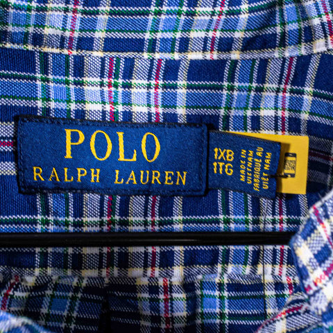 Polo Ralph Lauren Pony Plaid Flannel Button Down Shirt