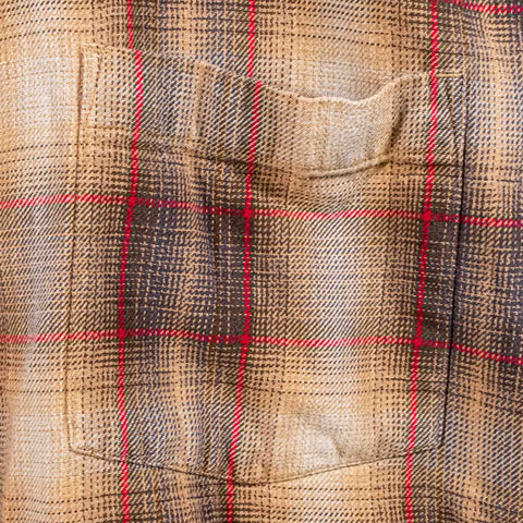 GAP Relaxed Fit Plaid Heavyweight Flannel Button Shirt