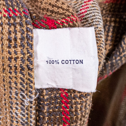 GAP Relaxed Fit Plaid Heavyweight Flannel Button Shirt