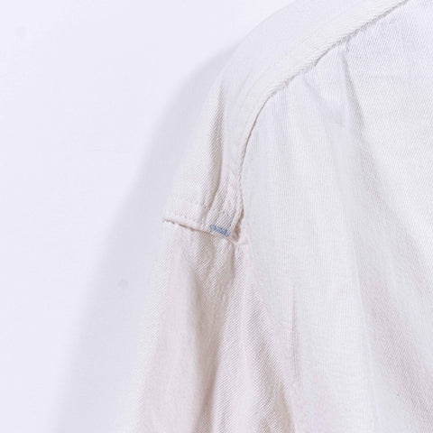 GAP White Denim Button Down Shirt Double Pocket