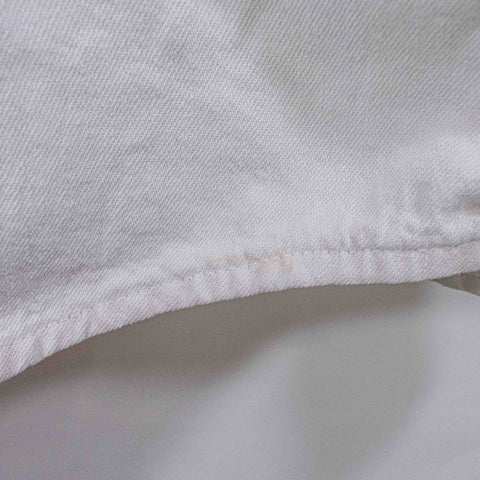 GAP White Denim Button Down Shirt Double Pocket