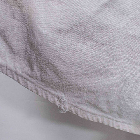 GAP White Denim Button Down Shirt Double Pocket