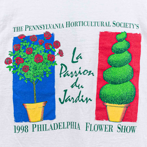 1998 Philadelphia Flower Show T-Shirt Pennsylvania Horticultural Society