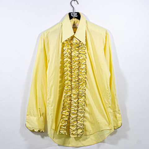 After Six Ruffle Tuxedo Dress Shirt French Cuff