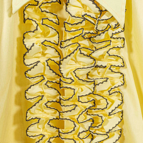 After Six Ruffle Tuxedo Dress Shirt French Cuff