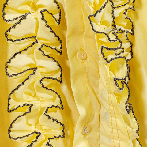 After Six Ruffle Tuxedo Dress Shirt French Cuff