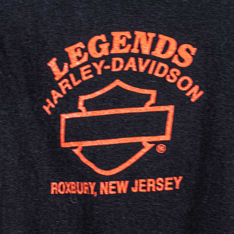 Harley Davidson Motorcycles Flames Logo Polo Shirt