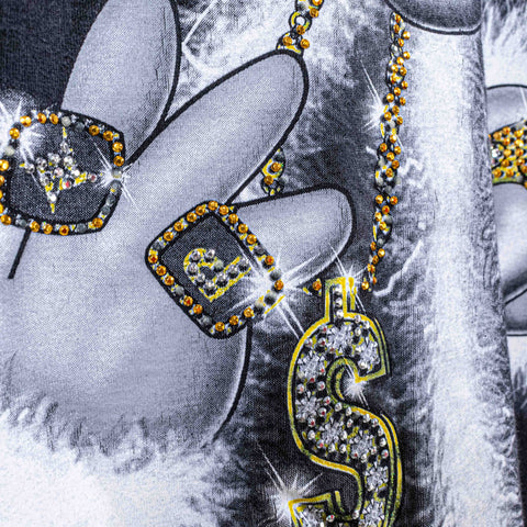 Pinkin Aint Easy Cartoon Hip Hop T-Shirt