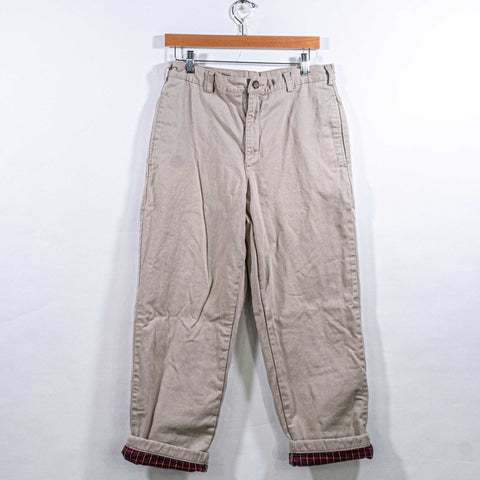 LL Bean Flannel Lined Chino Pants