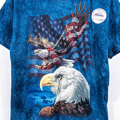 The Mountain Eagle American Flag T-Shirt
