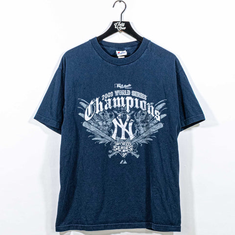 New York Yankees 2009 World Series Champions T-Shirt Majestic