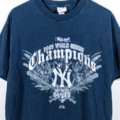 New York Yankees 2009 World Series Champions T-Shirt Majestic