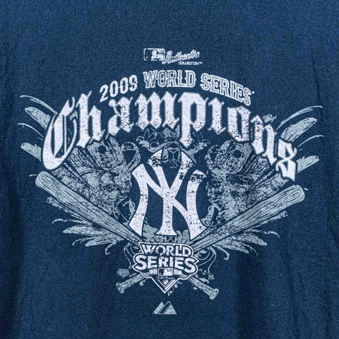 New York Yankees 2009 World Series Champions T-Shirt Majestic