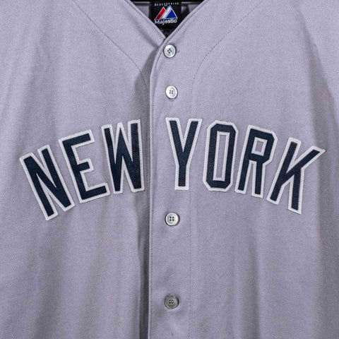 New York Yankees Derek Jeter Majestic Jersey Sewn