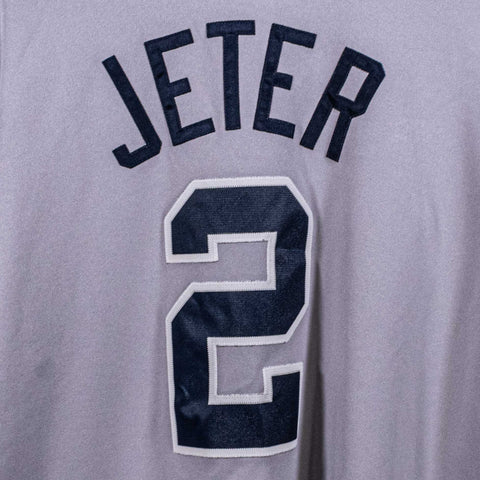New York Yankees Derek Jeter Majestic Jersey Sewn