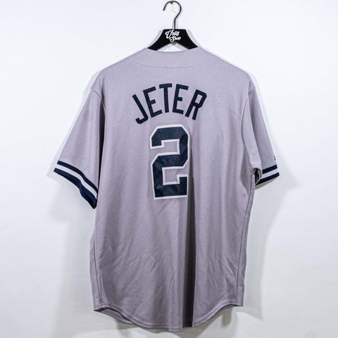 New York Yankees Derek Jeter Majestic Jersey Sewn