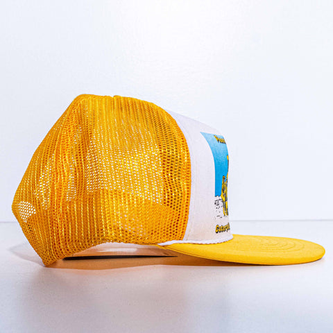 CAT Caterpillar Proving Grounds Mesh Trucker Snapback Hat Arizona