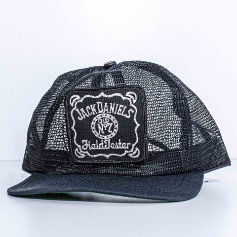 Jack Daniels Whiskey Field Tester Mesh Snapback Hat