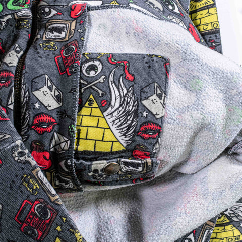 Ryan Sheckler Volcom Full Zip Hoodie Jesse Pinkman Breaking Bad Sweatshirt