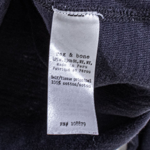 Rag & Bone NYC Henley T-Shirt Long Sleeve