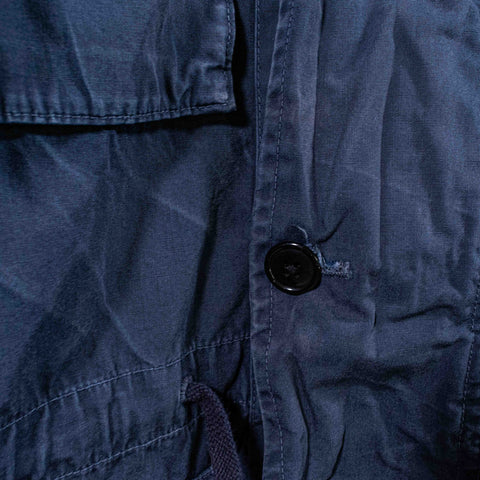 J Crew NX-631 Military Field Jacket Hooded Distressed