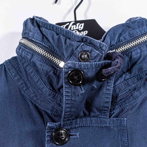 J Crew NX-631 Military Field Jacket Hooded Distressed