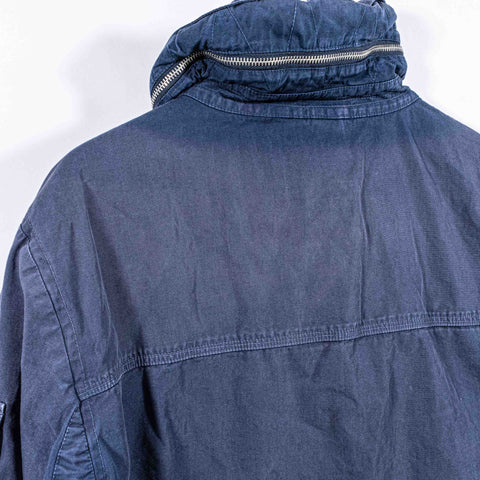 J Crew NX-631 Military Field Jacket Hooded Distressed