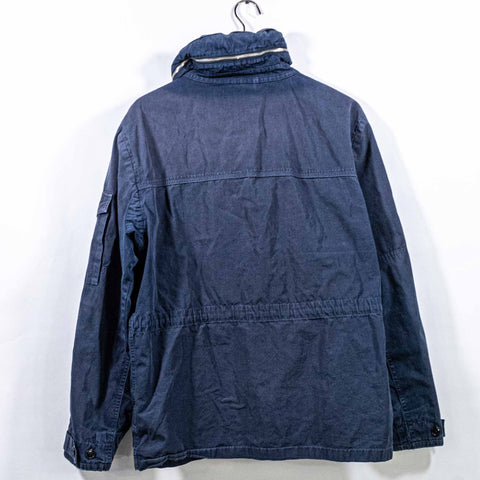 J Crew NX-631 Military Field Jacket Hooded Distressed