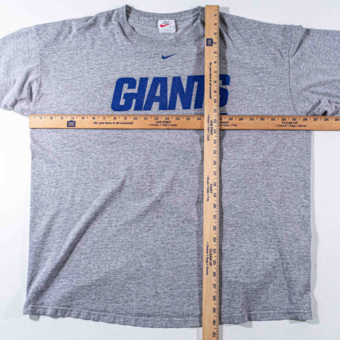 New York Giants Nike Center Swoosh T-Shirt NFL Football Made in USA