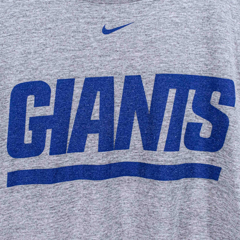 New York Giants Nike Center Swoosh T-Shirt NFL Football Made in USA