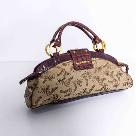 Apple Bottoms Handbag Purse  All Over Print