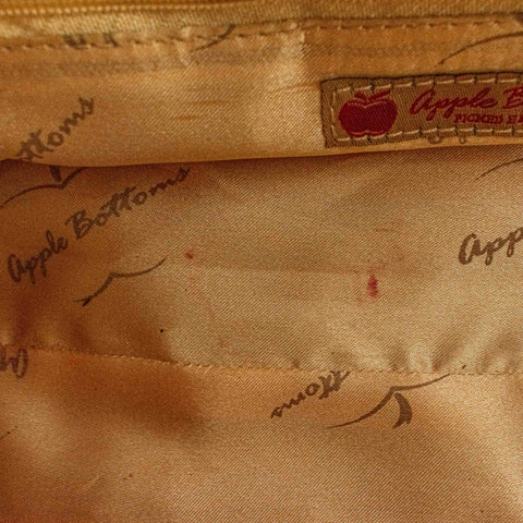 Apple Bottoms Handbag Purse  All Over Print