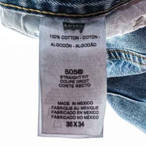 Levis 505 Jeans Straight Fit