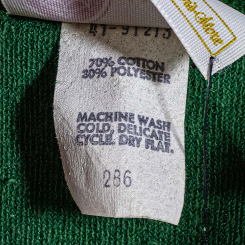 Kings Road Velour Long Sleeve Polo Shirt Pointed Collar Sears Disco