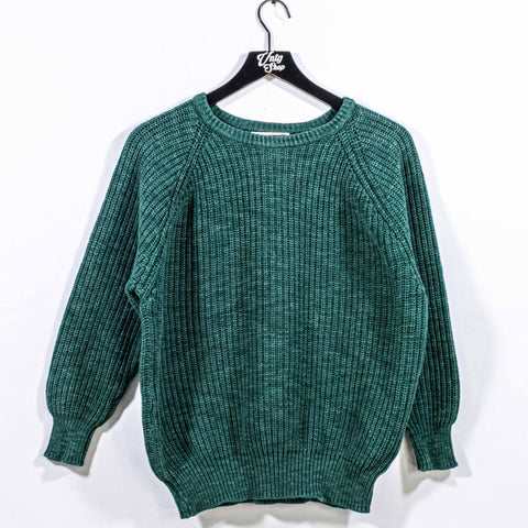 LL Bean Chunky Knit Fishermen Sweater Made in USA