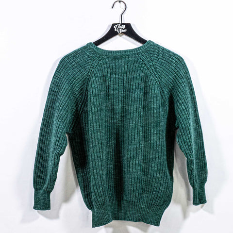 LL Bean Chunky Knit Fishermen Sweater Made in USA