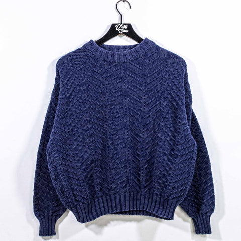 LL Bean Chunky Knit Fishermen Sweater Made in USA