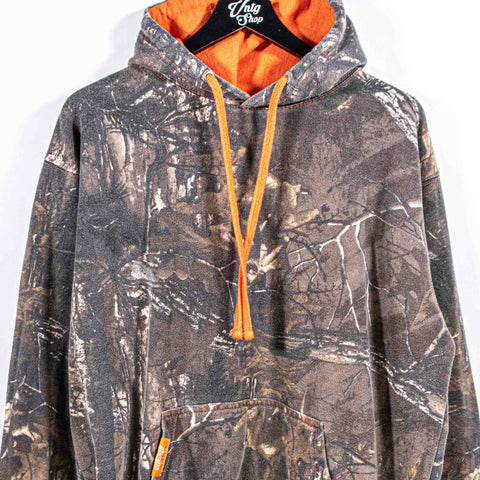 Camo Nature AOP Print Hoodie Sweatshirt One Shot