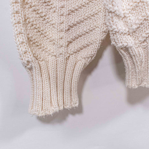 LL Bean Chunky Knit Fishermen Sweater Made in USA