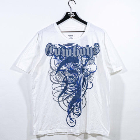 Dallas Cowboys Tribal Print T-Shirt Reebok NFL Football