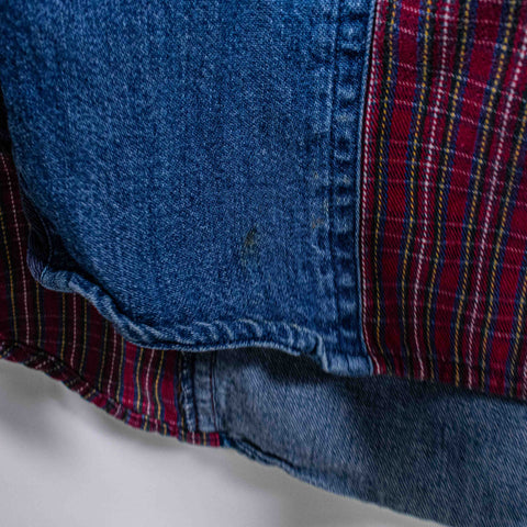Tommy Hilfger Jeans Denim Flannel Button Down Shirt