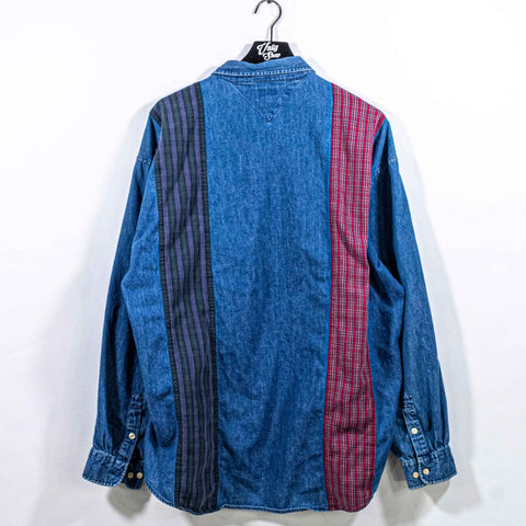 Tommy Hilfger Jeans Denim Flannel Button Down Shirt