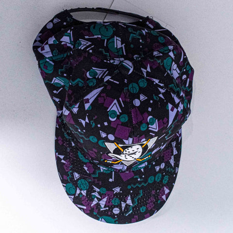 Anaheim Mighty Ducks Abstract Print Snapback Hat Bodhi Leaf Coffee Traders