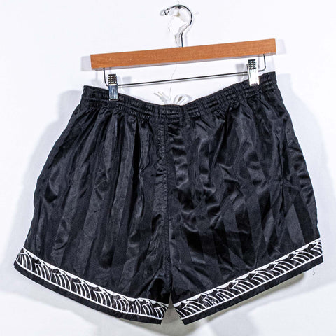 Diadora Logo Ribboned Shiny Soccer Shorts